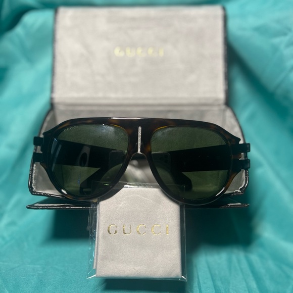 Havana Gucci Fashion Sunglasses - Picture 8 of 8